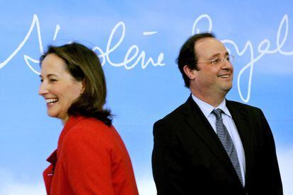 La expareja del candidato socialista, Segolene Royal, fue la candidata presidencial que perdió frente a Nicolás Sarkozy en 2007. Royal y Hollande tienen cuatro hijos.
