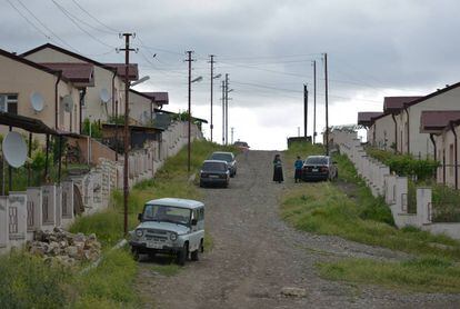 Municipio de Mataghis, en la frontera entre Armenia y Azerbaiyán.