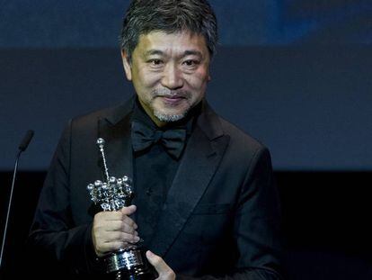 Kore-eda recibió el Premio Donostia en el último Festival de Cine de San Sebastián.