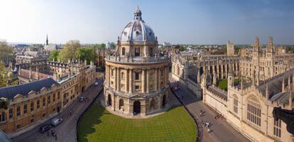 Panorámica del campus principal de la Universidad de Oxford.