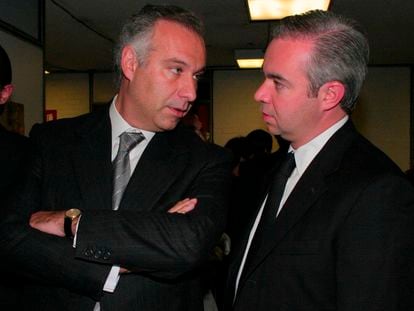 El abogado Juan Ramón Collado (izquierda) y su hermano Antonio, en una imagen de archivo.