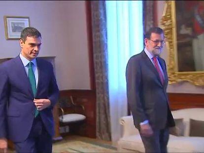Rajoy y Sánchez se reúnen para mostrar su rechazo mutuo