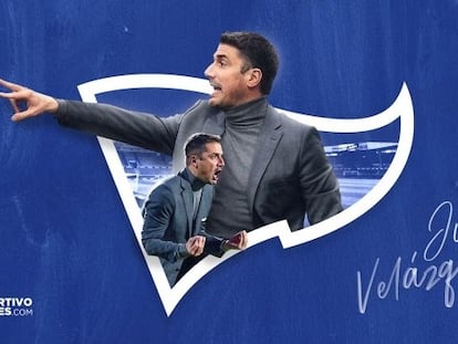 El salmantino Julio Velázquez, nuevo entrenador del Deportivo Alavés.