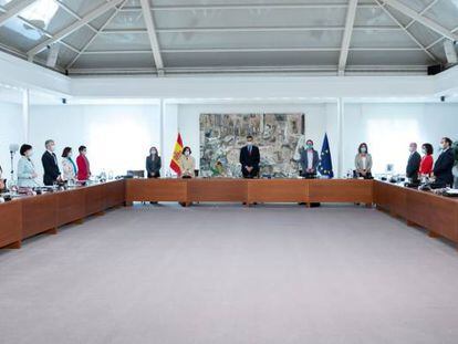 Imagen de una reunión del Consejo de Ministros.