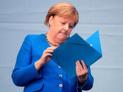 Angela Merkel en una imagen de archivo.