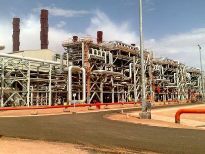 Imagen de la planta petrolífera de BP en In Amenas.