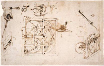 Diseño de un automóvil de Leonardo da Vinci