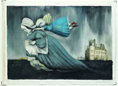 Ilustración de Ana Juan para 'Otra vuelta de tuerca' de Henry James.