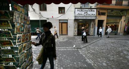 Horchatería de Santa Catalina en el centro de Valencia.