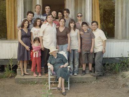El reparto de la película 'El árbol magnético'.