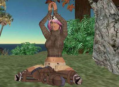 Imagen de un <i>avatar</i> en Second Life.