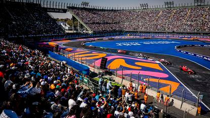 Una imagen desde la grada del Gran Premio de México de 2022.