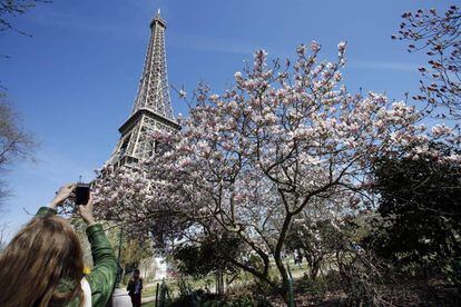 La torre Eiffel, uno de los símbolos de París