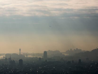 Contaminación en Barcelona.