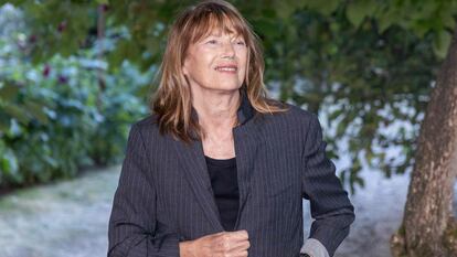 La actriz y cantante Jane Birkin en una presentación en Angulema, Francia, el 27 de agosto de 2021.