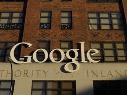 Logo de Google en la sede de la firma en Nueva York (Estados Unidos). EFE/Archivo