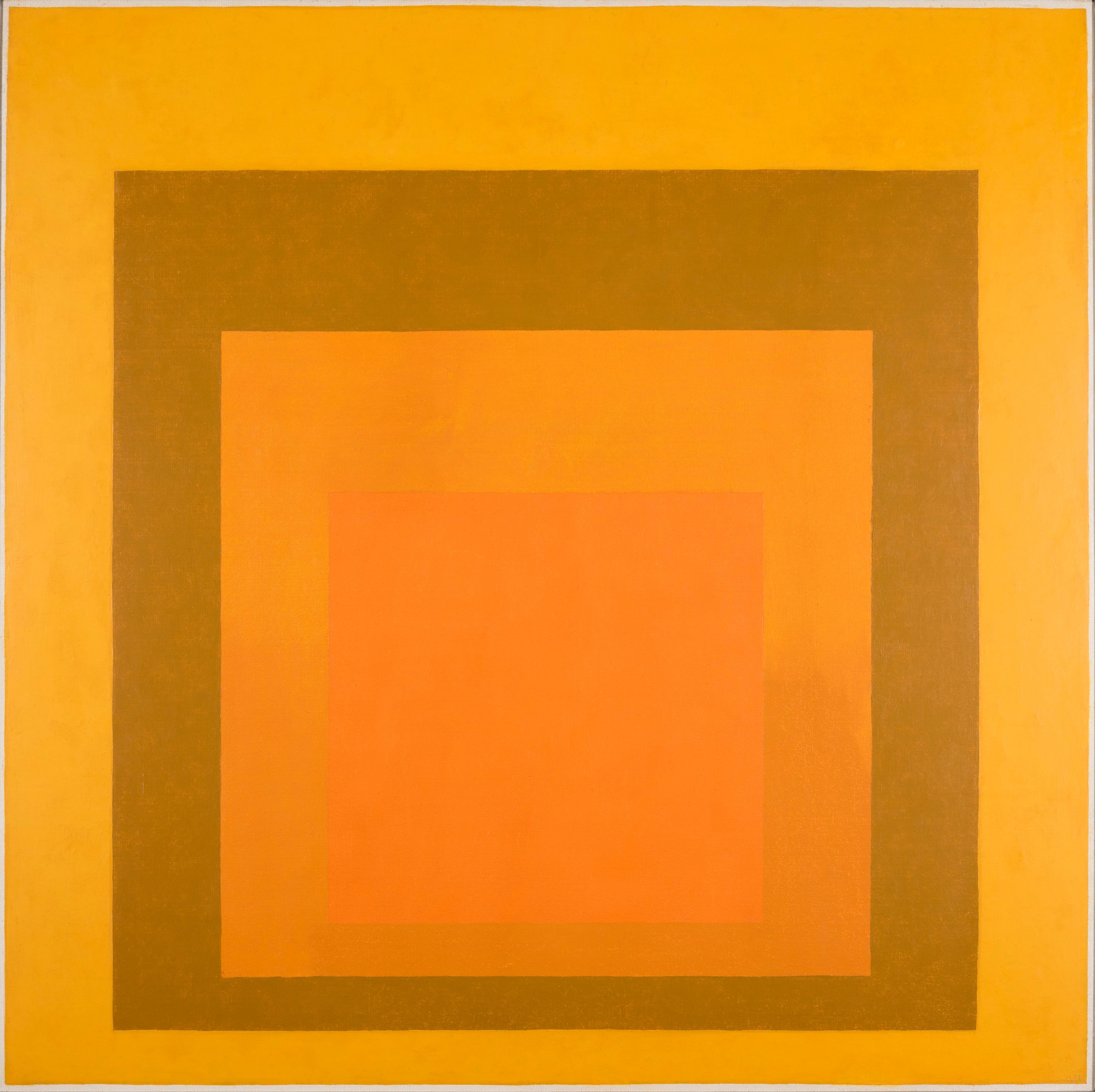 'Homage to the Square: Amber Setting', (1959) del artista Josef Albers
