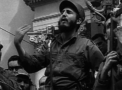 Castro en un fotograma del documental <i>Franco i Fidel, una amistat incòmoda</i>, de TV-3.</b>