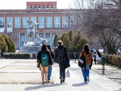 La Universidad Complutense de Madrid, el pasado 15 de febrero.