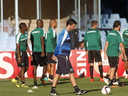 Entrenamiento del Panathinaikos en Bala&iacute;dos.