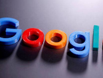 Logo de Google en 3D.