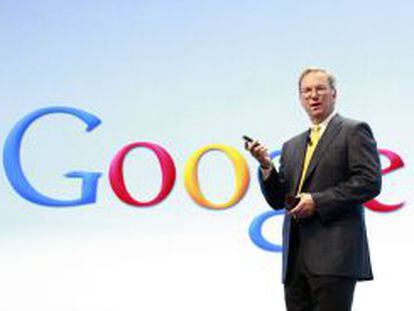 Eric Schmidth, presidente ejecutivo de Google.