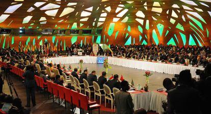 Reunión de los países de la Cedeao en Abiyán.