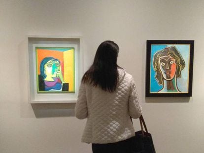 'Retrat de Dora Maar', de Picasso i 'Habia II', de Picabia, dues de les obres enfrontades de l'exposició de la Fundació Mapfre.