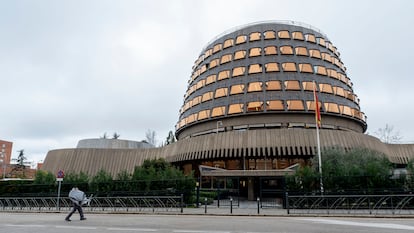 Edificio que alberga la sede del Tribunal Constitucional en Madrid, el pasado 29 de diciembre.
