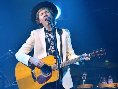 Beck, en un concierto en 2017. 
