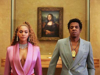 Beyoncé y Jay-Z, en el vídeo 'Apeshit'.
