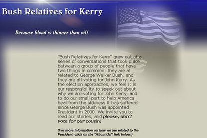 Imagen de la página &#39;web&#39; donde se pide el voto para el candidato demócrata.