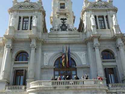 Fachada del Ayuntamiento de Valencia.