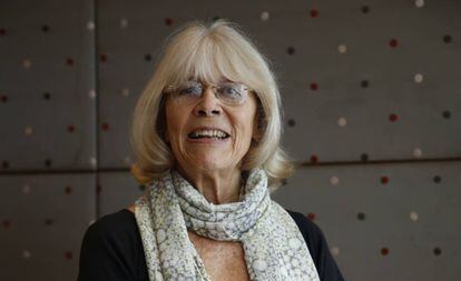 Marta Harnecker, en 2013 durante una entrevista en Madrid.