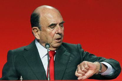 El presidente del de Santander, Emilio Botín, en una imagen de archivo. 