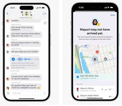New features include everything from transcribing voice notes to sharing if you've reached your destination with a friend.