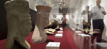 Un aspecto de la exposición 'La fundación de una ciudad milenaria'.