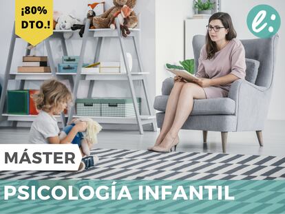 Conviértete en especialista en la atención psicológica en niños y adolescentes. ¡80% de dto.!