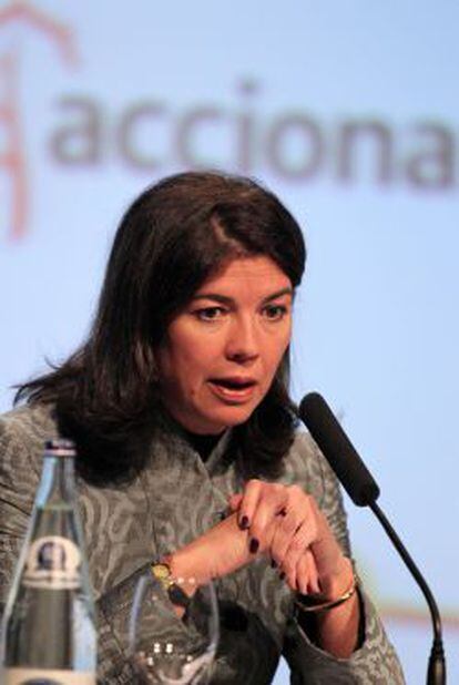 Carmen Becerril, responsable del negocio internacional de Acciona.