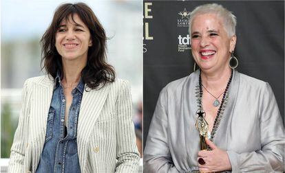 Charlotte Gainsbourg y Eve Ensler.