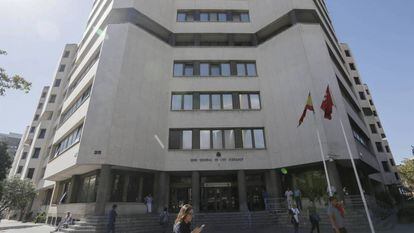 Juzgados de Plaza de Castilla en Madrid.