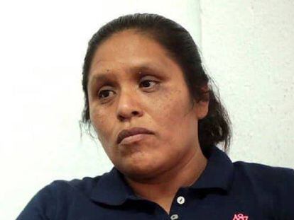 La activista Obtilia Eugenio.
