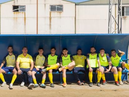 El equipo de fútbol de Maribáñez.