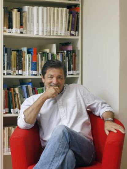 Javier Fernández, en Gijón.