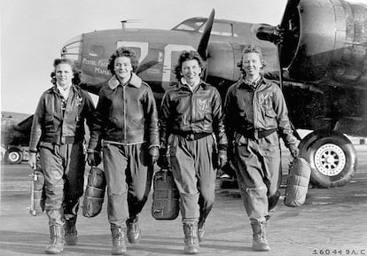 Mujeres piloto de EE UU en la Segunda Guerra Mundial.