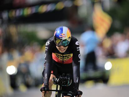 Wout van Aert durante la decimosexta etapa del Tour de Francia.