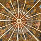 Dome of the Baptistery of Parma, from the 13th century, located next to the cathedral of the Italian city.