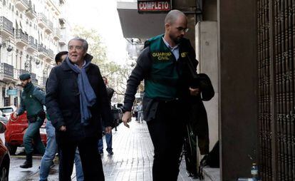 El abogado José María Corbín, cuñado de la exalcaldesa de Valencia Rita Barberá, el día de su detención, en 2019.