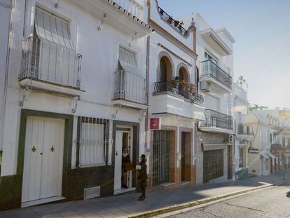 Calle de la localidad de Montellano (Sevilla) donde vivía el menor detenido por su presunta relación con el yihadismo este domingo.