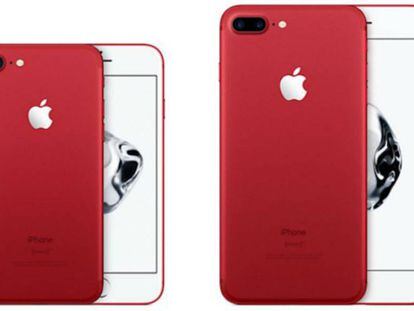 El nuevo iPhone rojo. 